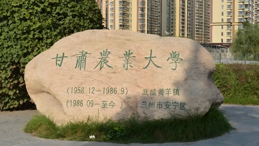 甘肃农业大学 封面